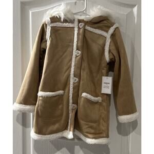 Girls Sherpa-Lined Jacket - Mandy Moore For Gymboree - Ginger Cookie 18-24 Mths